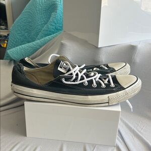 Converse Black and White Low-Top Sneakers